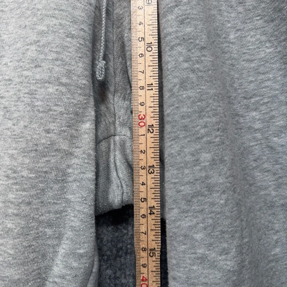 Nike Wide Leg Sweatpants Womens XL Gray French Terry Loose Fit Sportswear Lounge